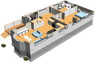my first floor plan 3d view